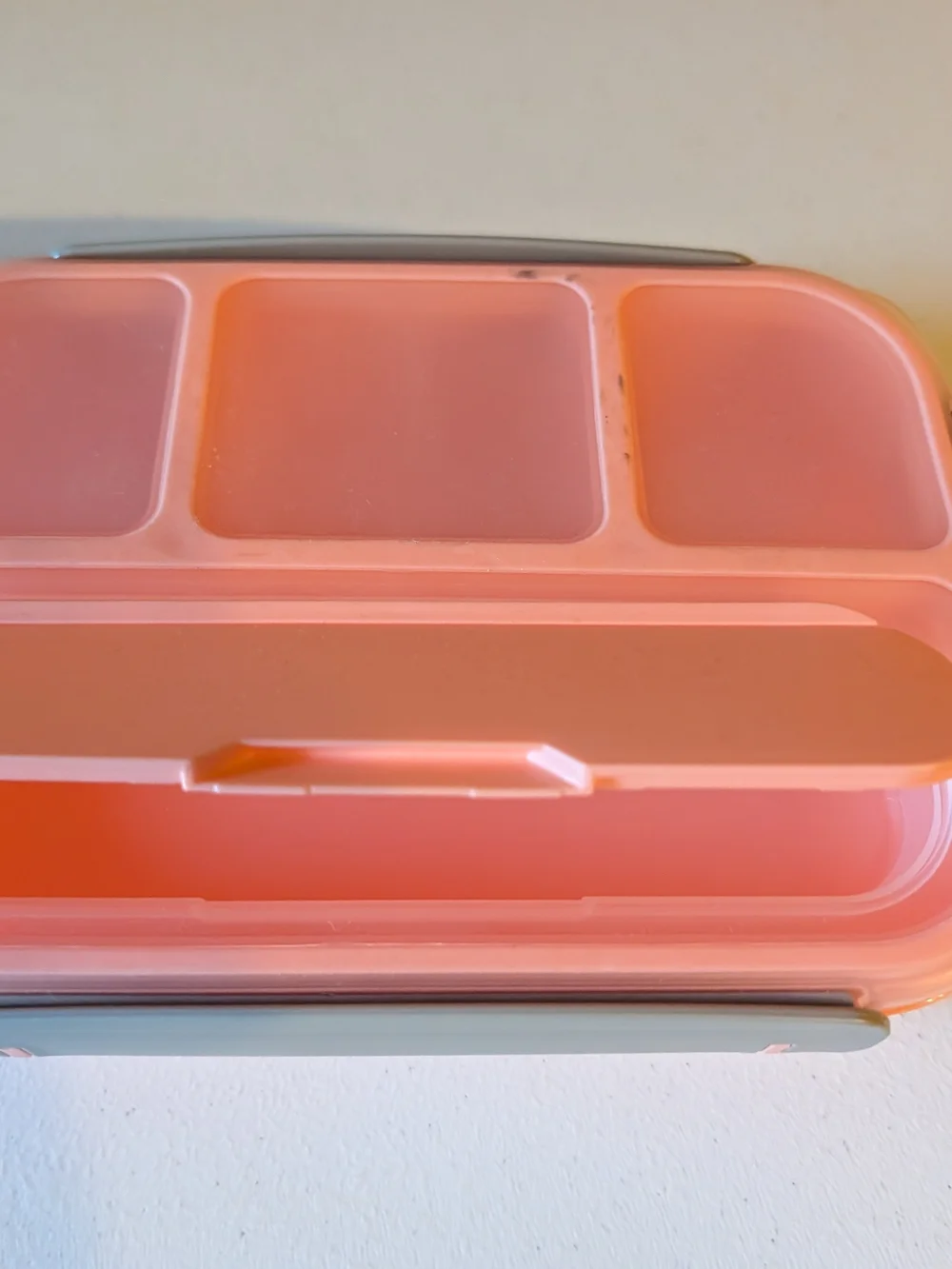 Pink Kids Bento Lunch Box with Utensil Tray